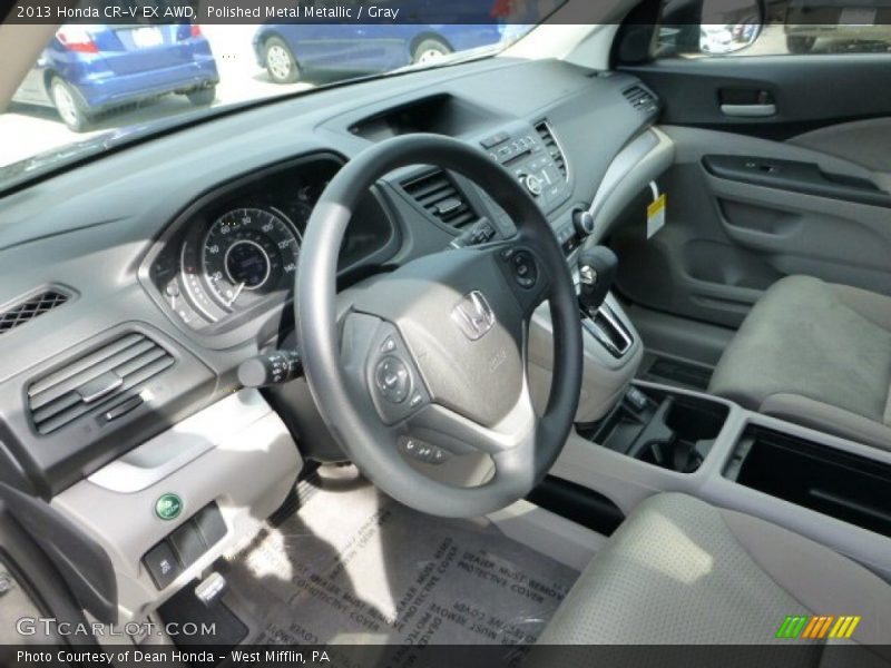 Polished Metal Metallic / Gray 2013 Honda CR-V EX AWD