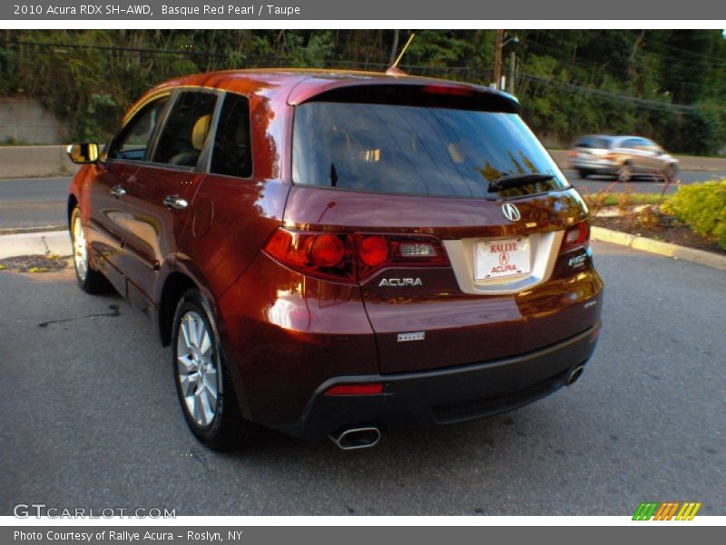 Basque Red Pearl / Taupe 2010 Acura RDX SH-AWD