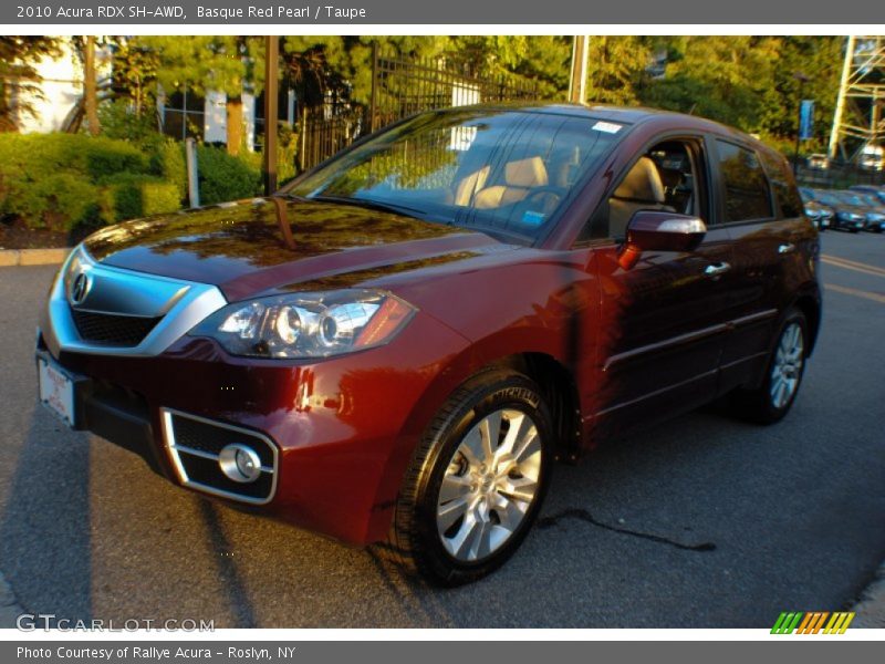 Basque Red Pearl / Taupe 2010 Acura RDX SH-AWD