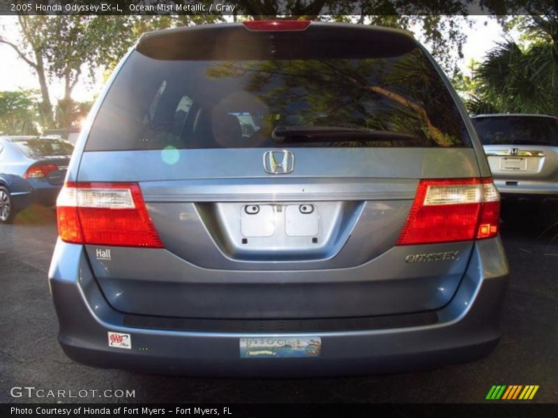 Ocean Mist Metallic / Gray 2005 Honda Odyssey EX-L