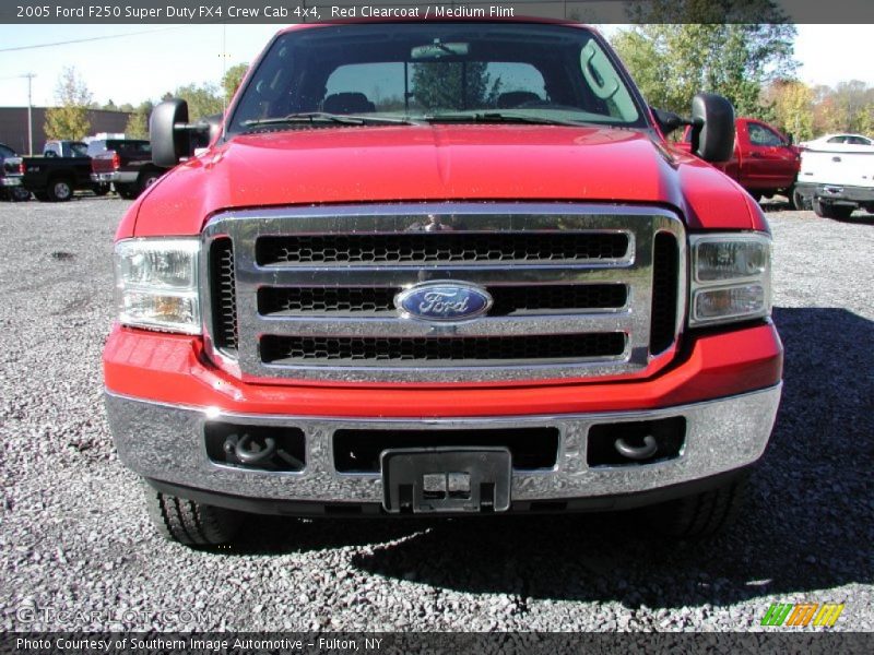 Red Clearcoat / Medium Flint 2005 Ford F250 Super Duty FX4 Crew Cab 4x4