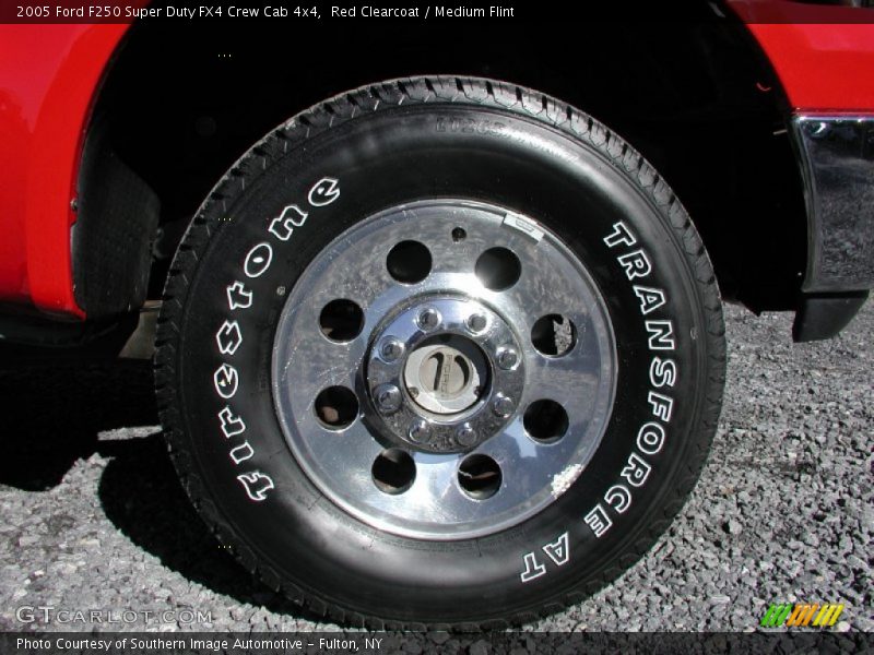 Red Clearcoat / Medium Flint 2005 Ford F250 Super Duty FX4 Crew Cab 4x4