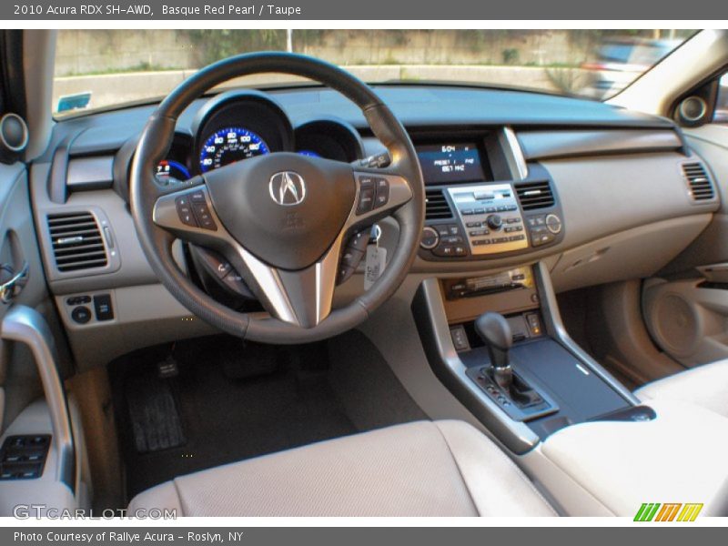 Basque Red Pearl / Taupe 2010 Acura RDX SH-AWD