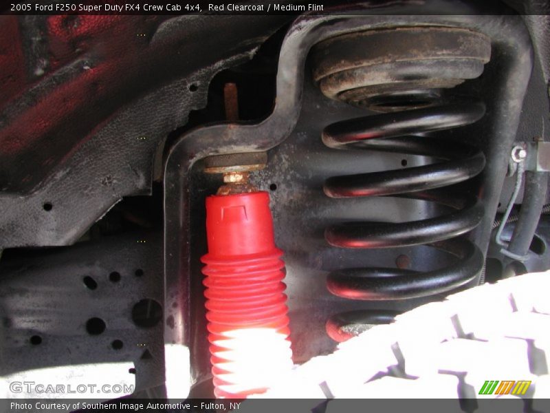 Red Clearcoat / Medium Flint 2005 Ford F250 Super Duty FX4 Crew Cab 4x4