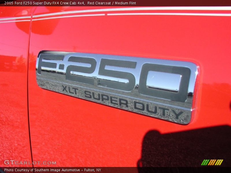 Red Clearcoat / Medium Flint 2005 Ford F250 Super Duty FX4 Crew Cab 4x4