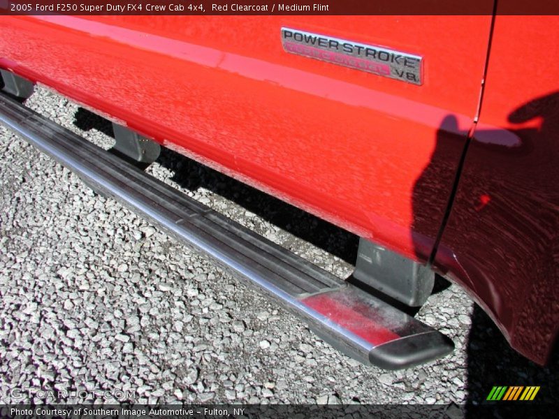 Red Clearcoat / Medium Flint 2005 Ford F250 Super Duty FX4 Crew Cab 4x4