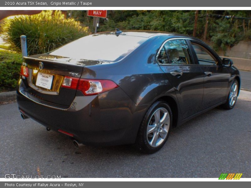 Grigio Metallic / Taupe 2010 Acura TSX Sedan