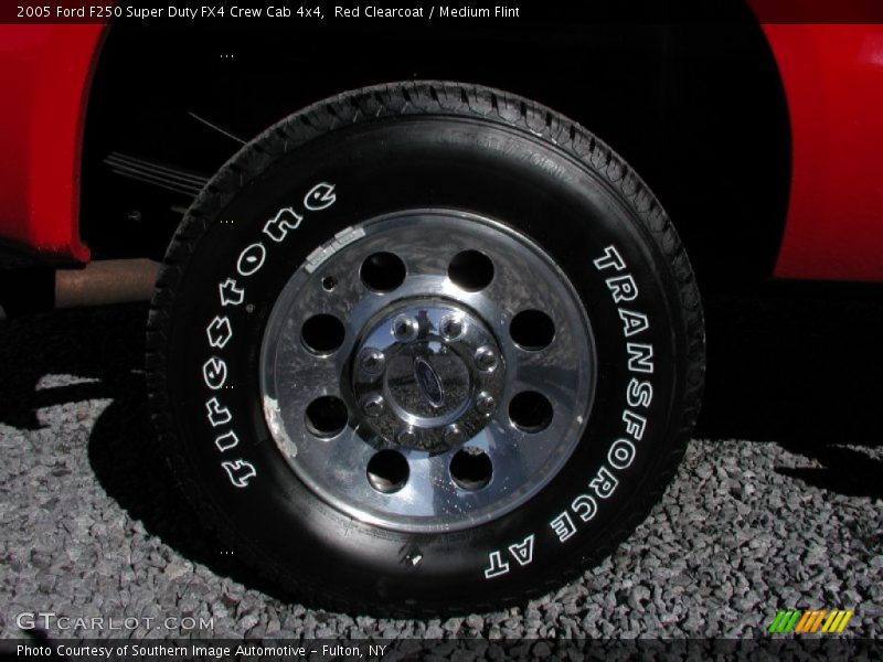 Red Clearcoat / Medium Flint 2005 Ford F250 Super Duty FX4 Crew Cab 4x4