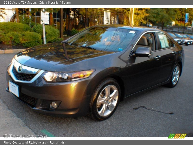 Grigio Metallic / Taupe 2010 Acura TSX Sedan