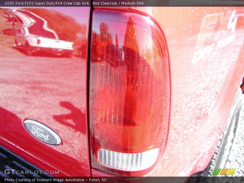 Red Clearcoat / Medium Flint 2005 Ford F250 Super Duty FX4 Crew Cab 4x4