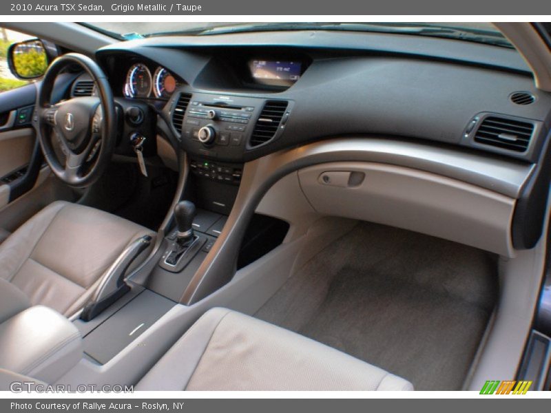 Grigio Metallic / Taupe 2010 Acura TSX Sedan