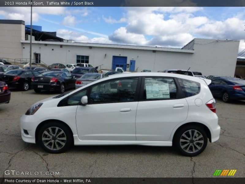Taffeta White / Sport Black 2013 Honda Fit Sport
