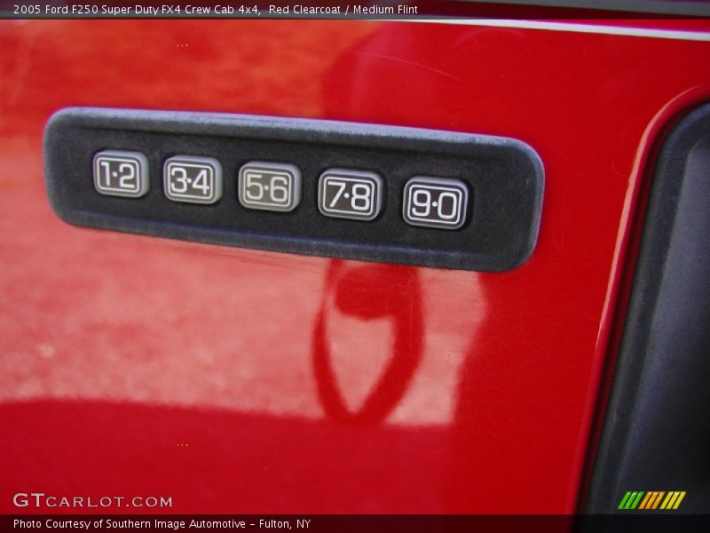 Red Clearcoat / Medium Flint 2005 Ford F250 Super Duty FX4 Crew Cab 4x4