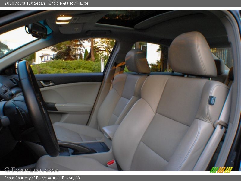 Grigio Metallic / Taupe 2010 Acura TSX Sedan
