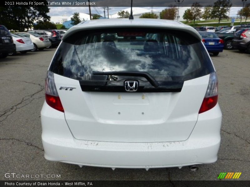 Taffeta White / Sport Black 2013 Honda Fit Sport