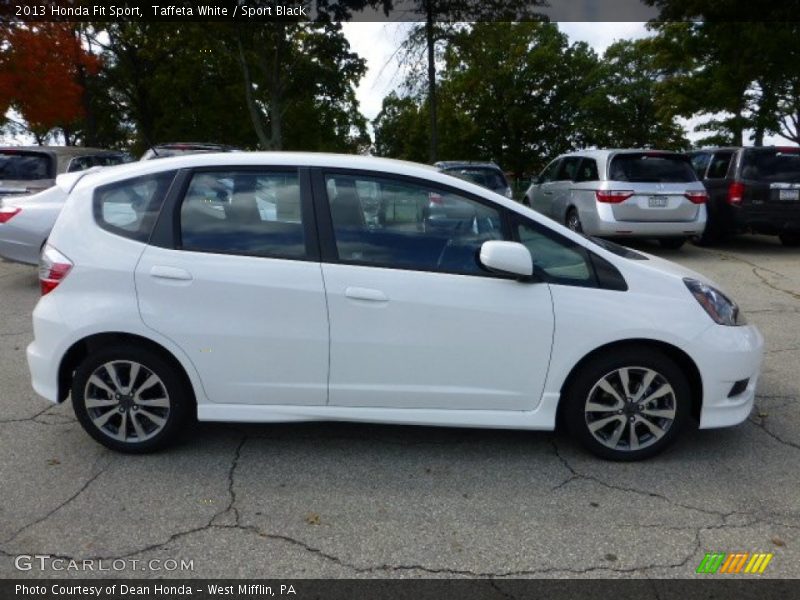 Taffeta White / Sport Black 2013 Honda Fit Sport