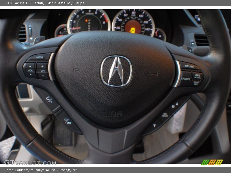 Grigio Metallic / Taupe 2010 Acura TSX Sedan