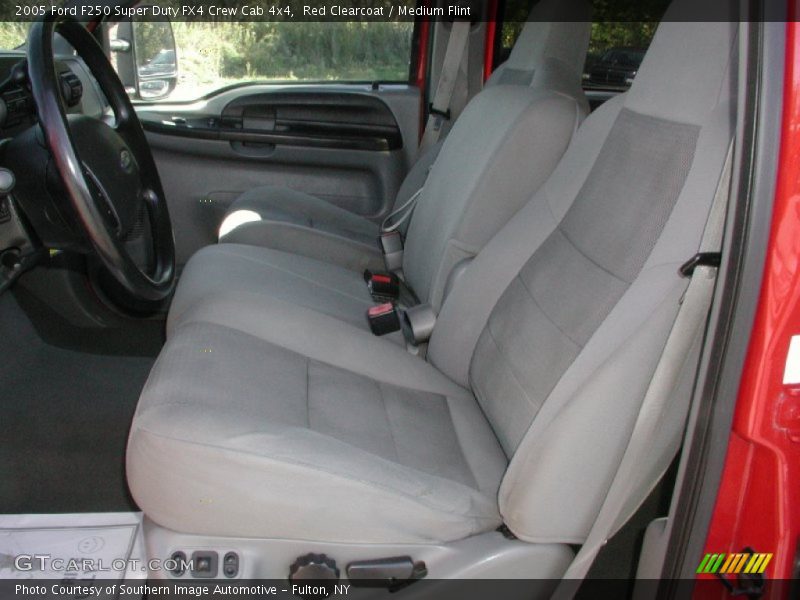 Red Clearcoat / Medium Flint 2005 Ford F250 Super Duty FX4 Crew Cab 4x4