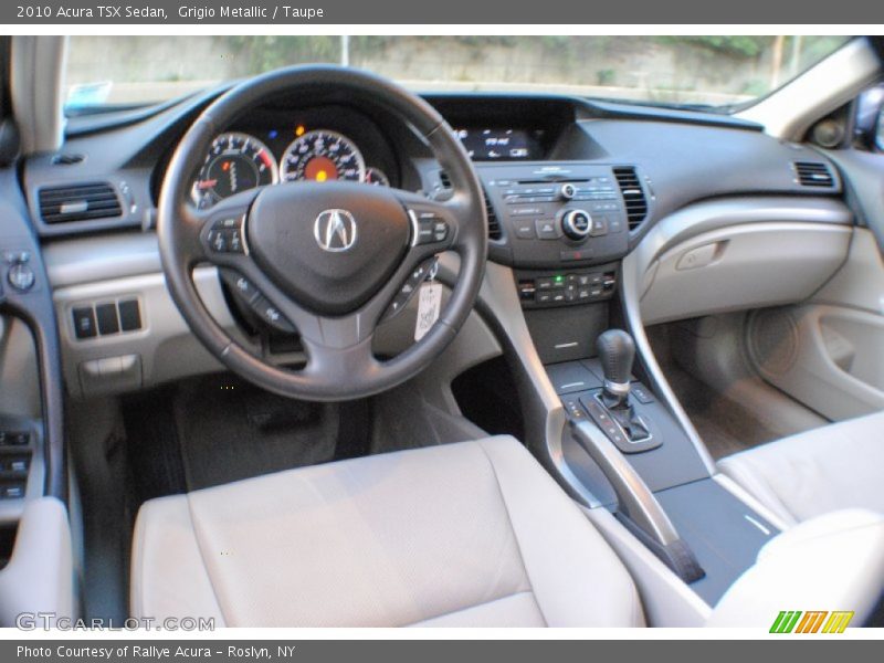 Grigio Metallic / Taupe 2010 Acura TSX Sedan