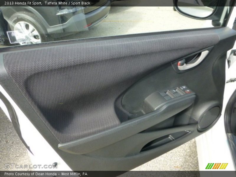 Taffeta White / Sport Black 2013 Honda Fit Sport