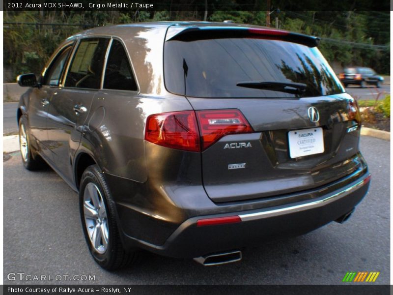 Grigio Metallic / Taupe 2012 Acura MDX SH-AWD