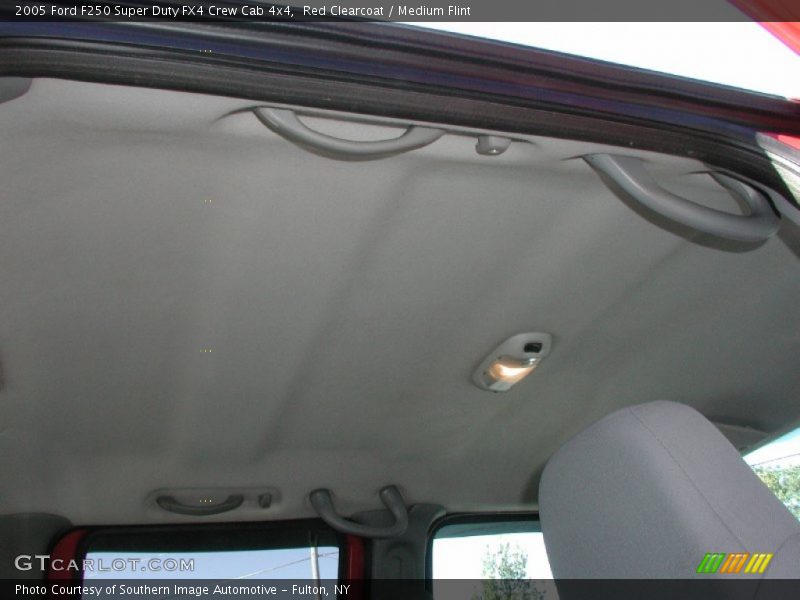 Red Clearcoat / Medium Flint 2005 Ford F250 Super Duty FX4 Crew Cab 4x4