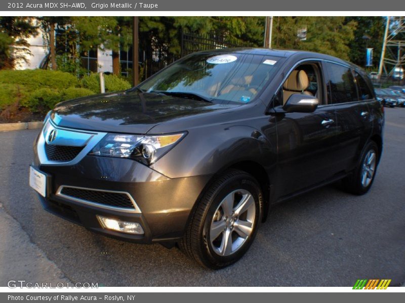 Grigio Metallic / Taupe 2012 Acura MDX SH-AWD