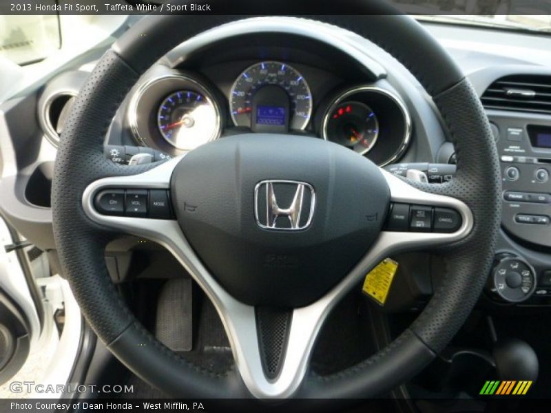 Taffeta White / Sport Black 2013 Honda Fit Sport
