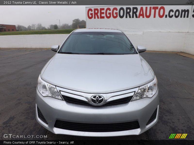 Classic Silver Metallic / Ash 2012 Toyota Camry LE