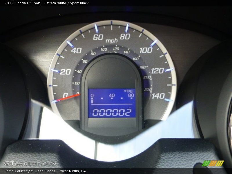 Taffeta White / Sport Black 2013 Honda Fit Sport