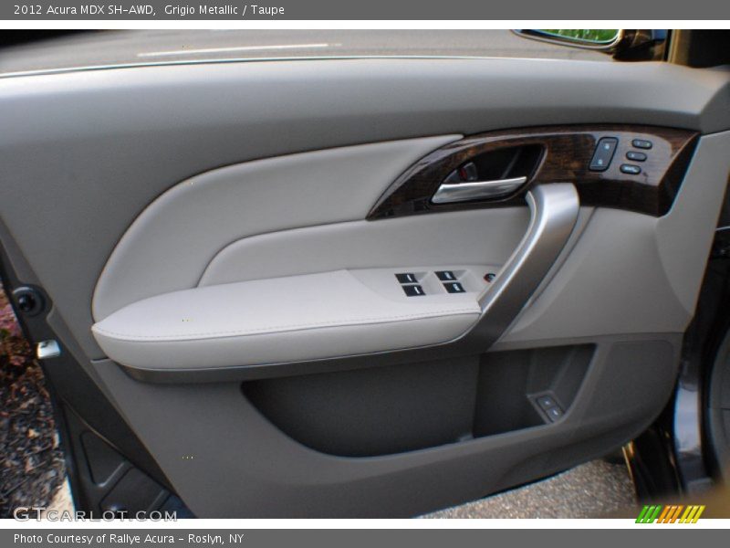 Grigio Metallic / Taupe 2012 Acura MDX SH-AWD