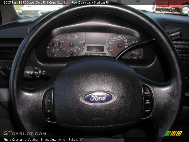 Red Clearcoat / Medium Flint 2005 Ford F250 Super Duty FX4 Crew Cab 4x4
