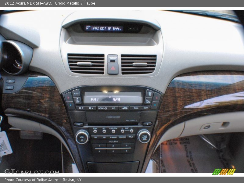 Grigio Metallic / Taupe 2012 Acura MDX SH-AWD