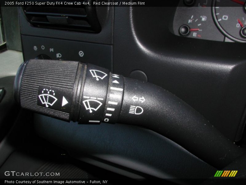 Red Clearcoat / Medium Flint 2005 Ford F250 Super Duty FX4 Crew Cab 4x4