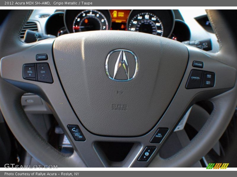 Grigio Metallic / Taupe 2012 Acura MDX SH-AWD
