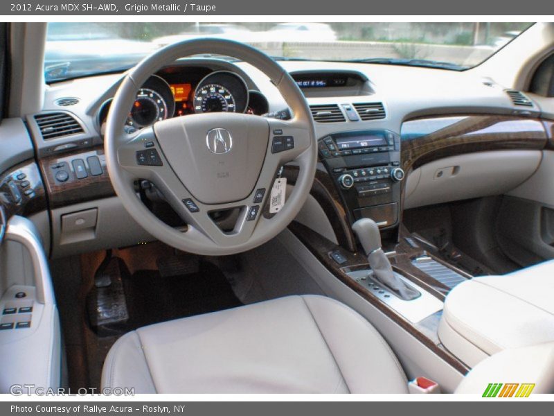 Grigio Metallic / Taupe 2012 Acura MDX SH-AWD