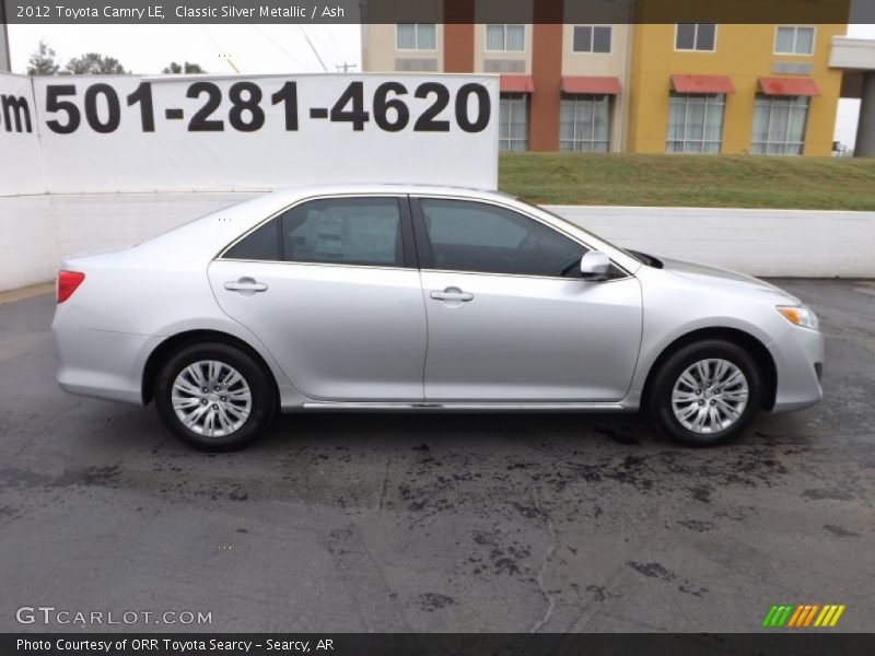 Classic Silver Metallic / Ash 2012 Toyota Camry LE