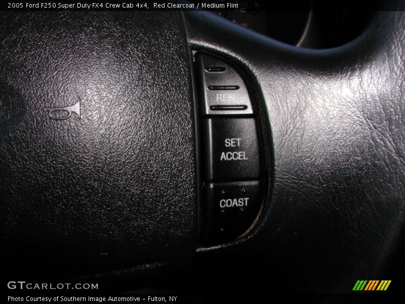 Red Clearcoat / Medium Flint 2005 Ford F250 Super Duty FX4 Crew Cab 4x4