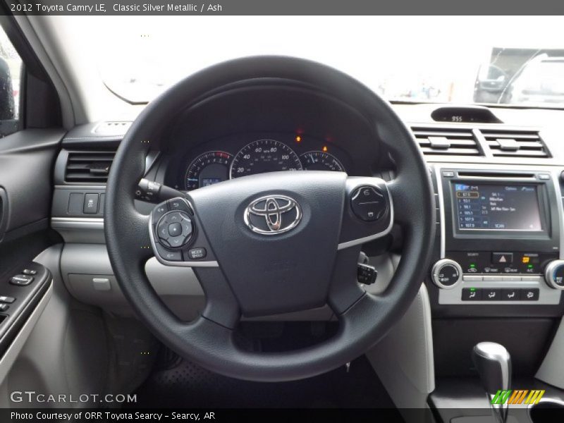 Classic Silver Metallic / Ash 2012 Toyota Camry LE
