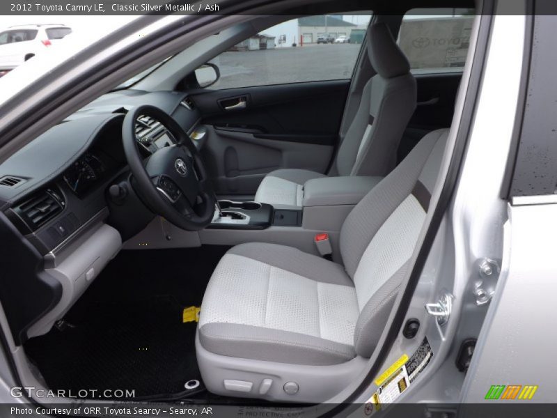 Classic Silver Metallic / Ash 2012 Toyota Camry LE
