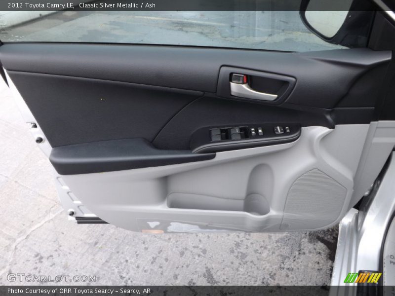 Classic Silver Metallic / Ash 2012 Toyota Camry LE