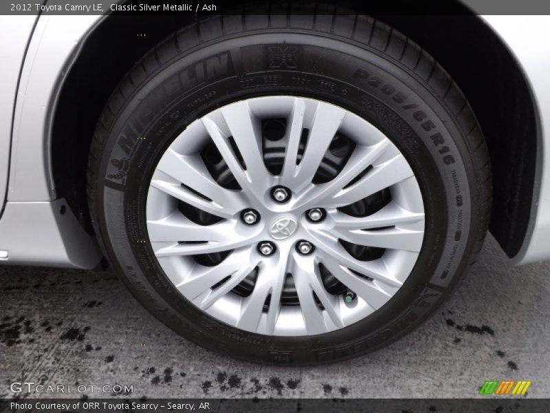 Classic Silver Metallic / Ash 2012 Toyota Camry LE