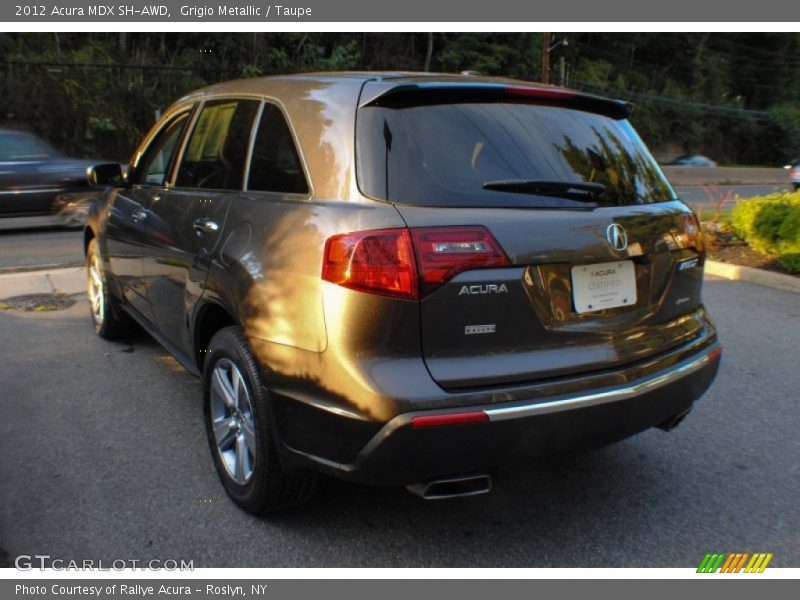 Grigio Metallic / Taupe 2012 Acura MDX SH-AWD