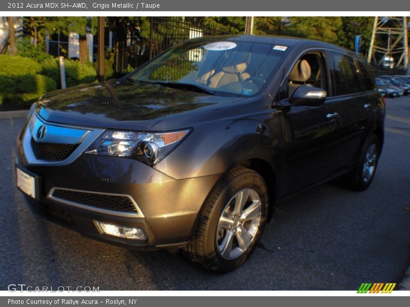 Grigio Metallic / Taupe 2012 Acura MDX SH-AWD