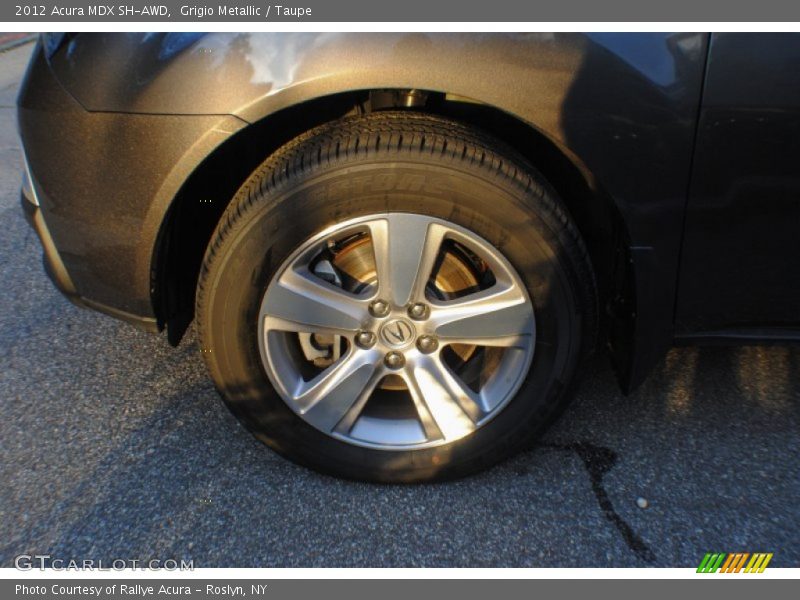Grigio Metallic / Taupe 2012 Acura MDX SH-AWD