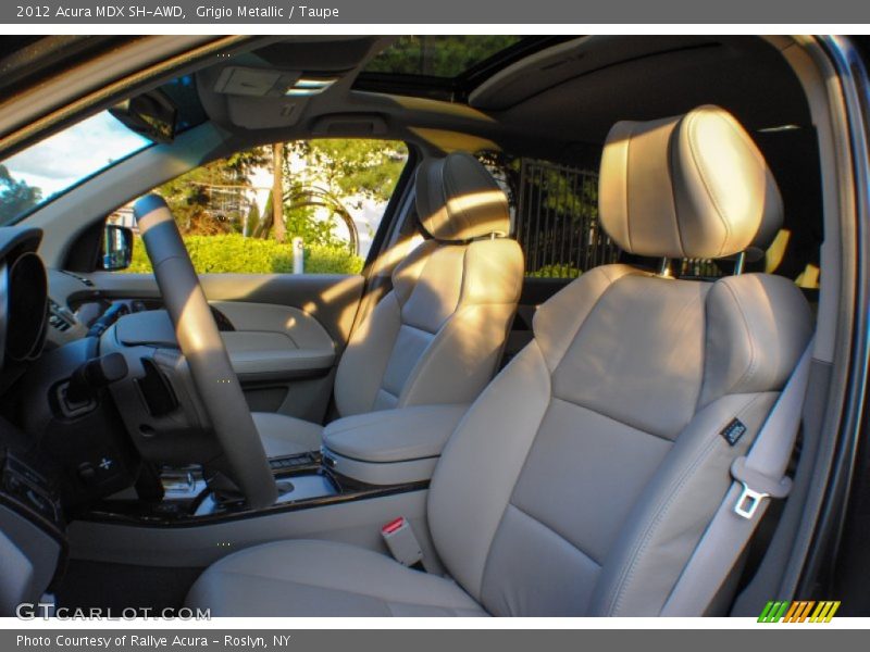 Grigio Metallic / Taupe 2012 Acura MDX SH-AWD
