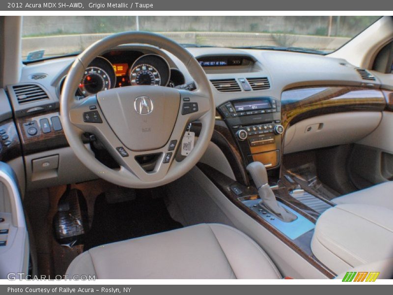 Grigio Metallic / Taupe 2012 Acura MDX SH-AWD