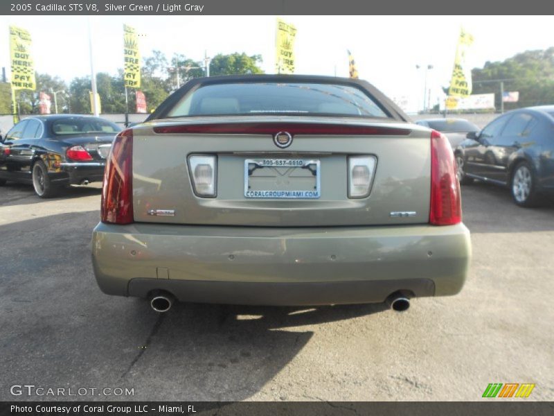 Silver Green / Light Gray 2005 Cadillac STS V8