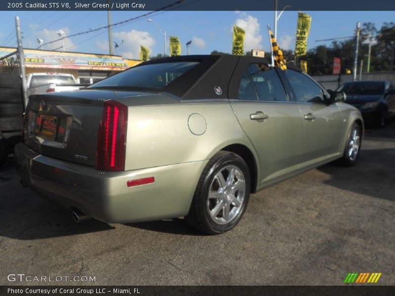 Silver Green / Light Gray 2005 Cadillac STS V8