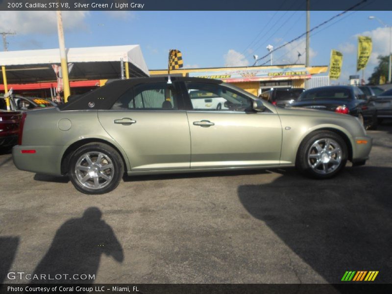 Silver Green / Light Gray 2005 Cadillac STS V8